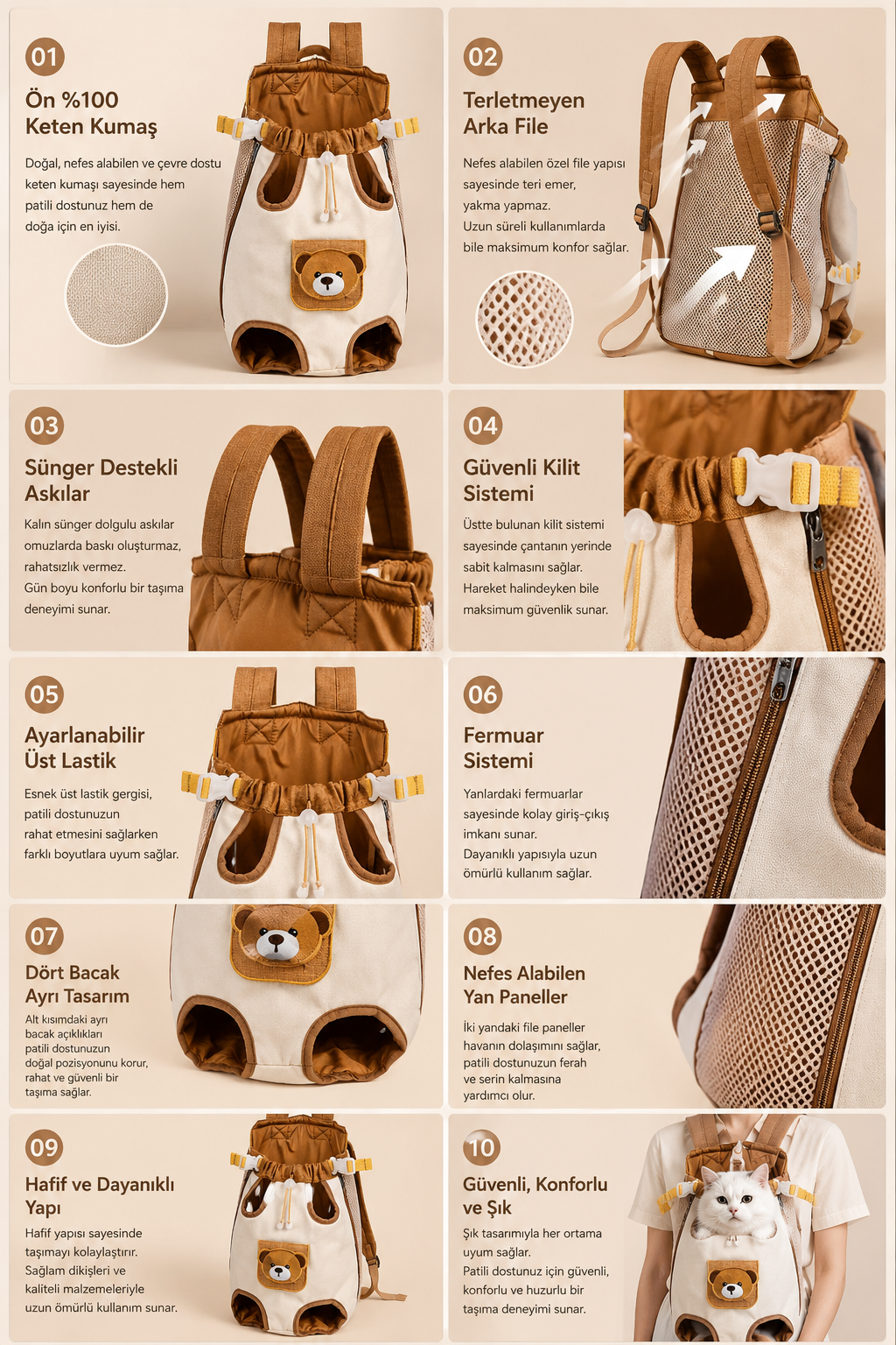 Pawlora Pet Taşıma Çantası