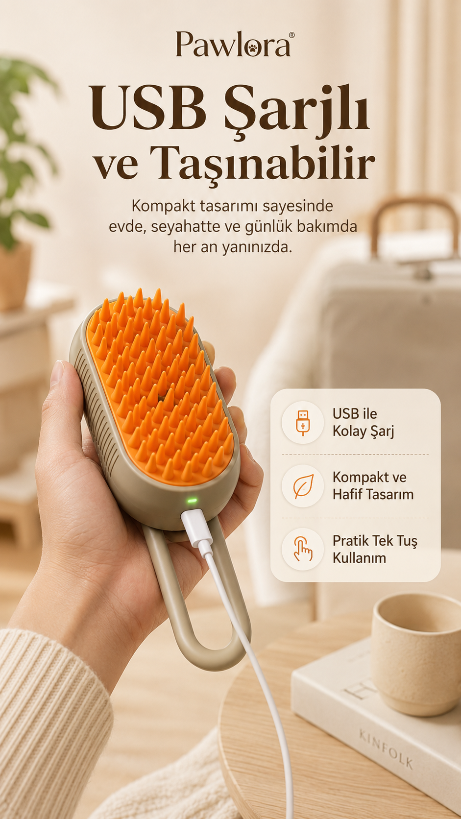 Pawlora Buharlı Tarama Fırçası