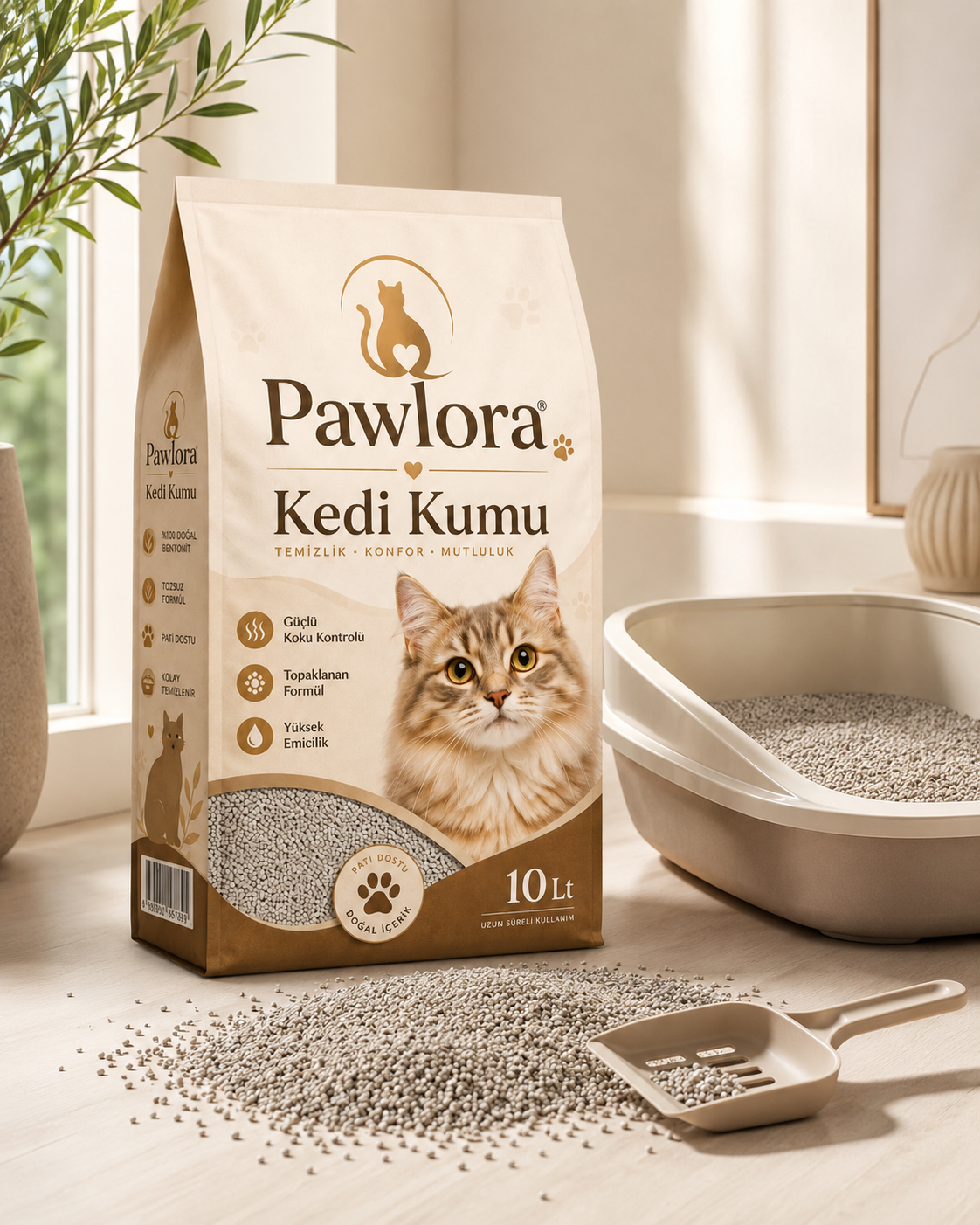 Pawlora Kedi Kumu 10 LT