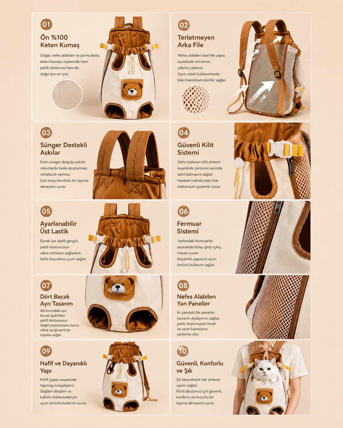 Pawlora Pet Carrier Bag